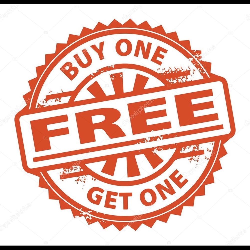 Everything 10$ and under is buy 1 get one free!